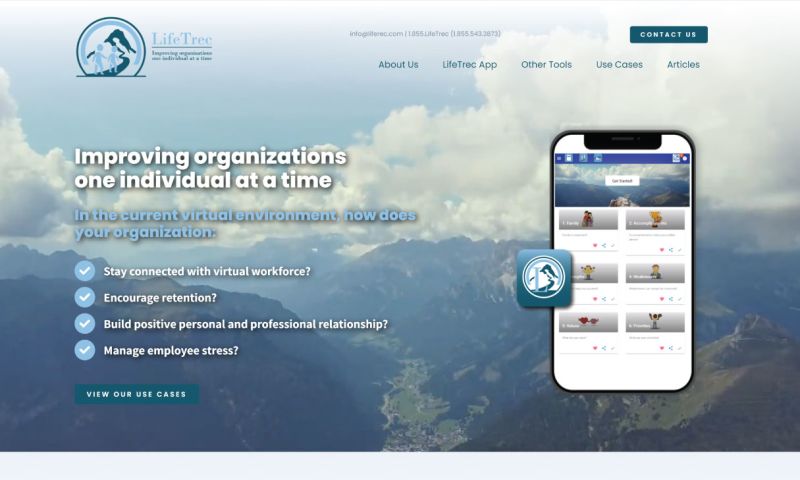 LifeTrec Logo and Web Design