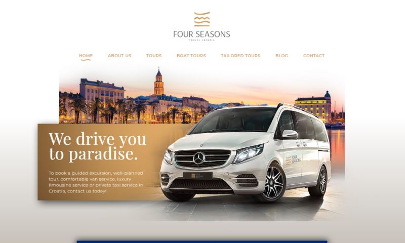 Web - Travel agency in Croatia