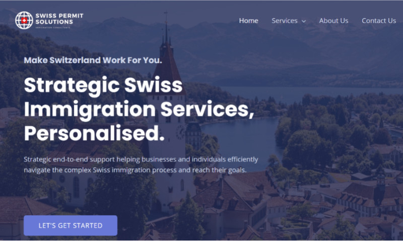 Website Development + SEO + Digital Marketing (Swiss Permit Solutions LLC)