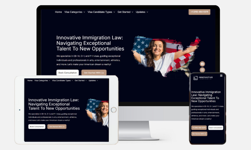 Innovative Immigration Law Website