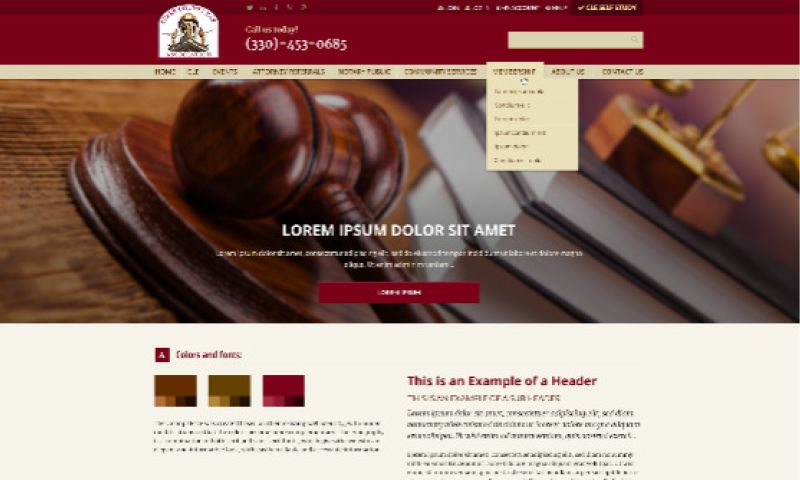 Stark County Bar - Web Design & Development