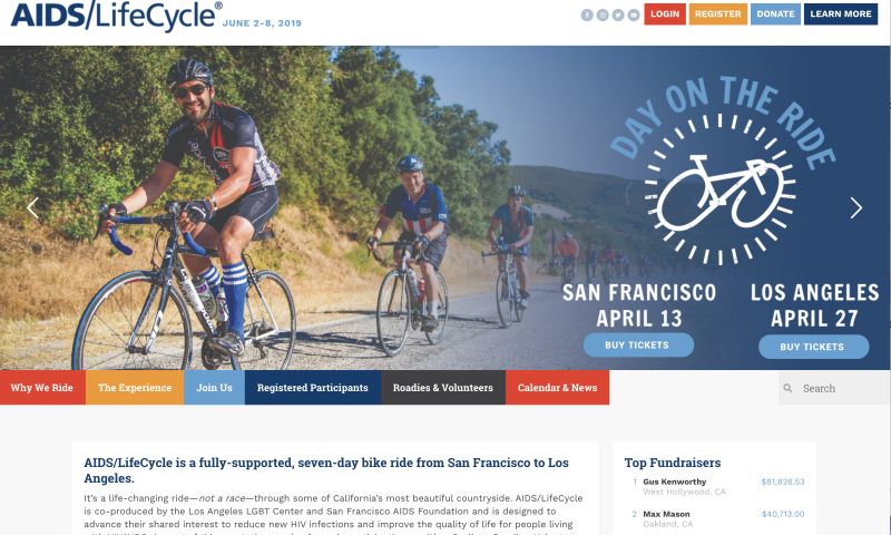http://www.aidslifecycle.org/