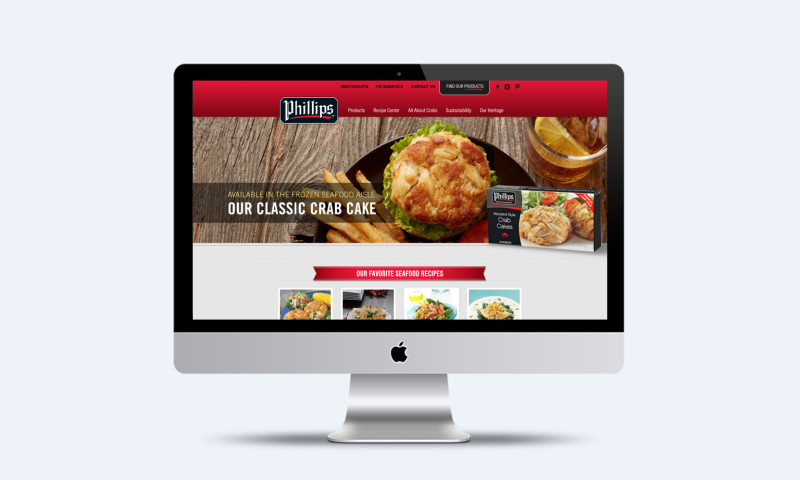 Phillips Seafood: Modern Design to Showcase Brand