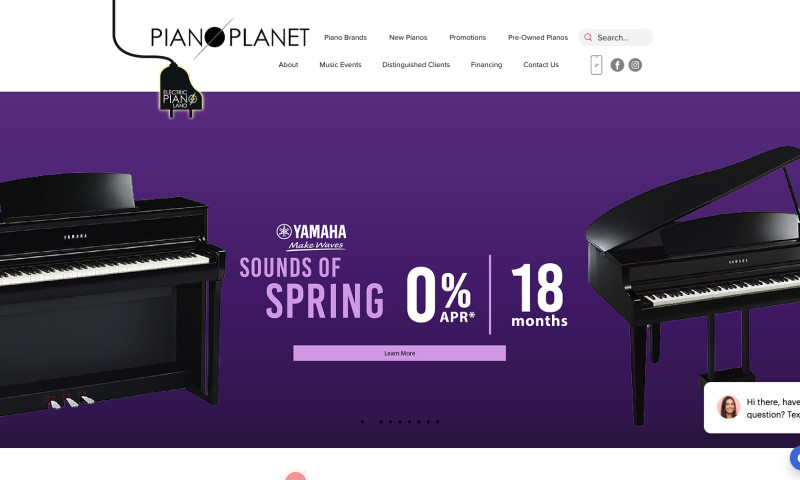 Piano Planet - Website