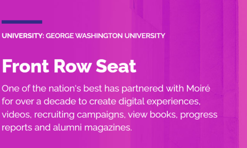 George Washington University Front Row Seat