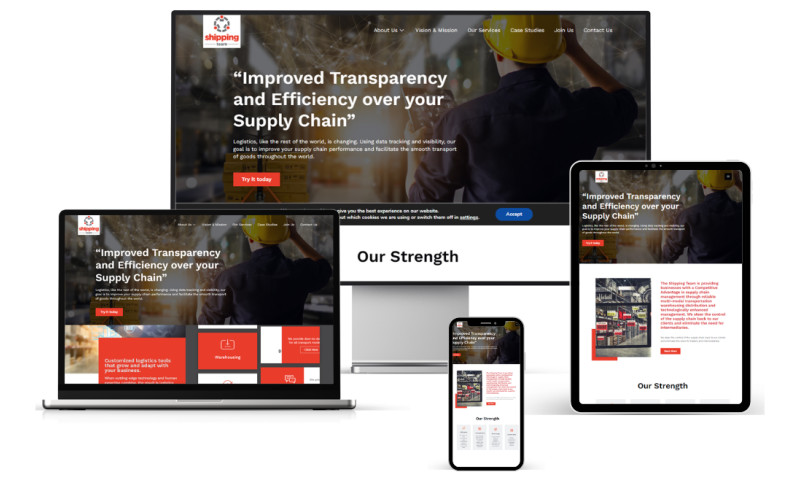 Shipping Team's Digital Presence with Strategic Web Design