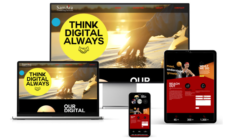 Samara Consulting Services' Digital Presence with Strategic Web Design