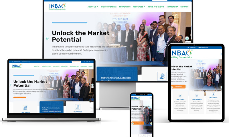 INBAC with Strategic Association NGO Web Design