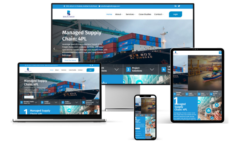 Bolt Cargo's Digital Presence with Strategic Web Design and SEO