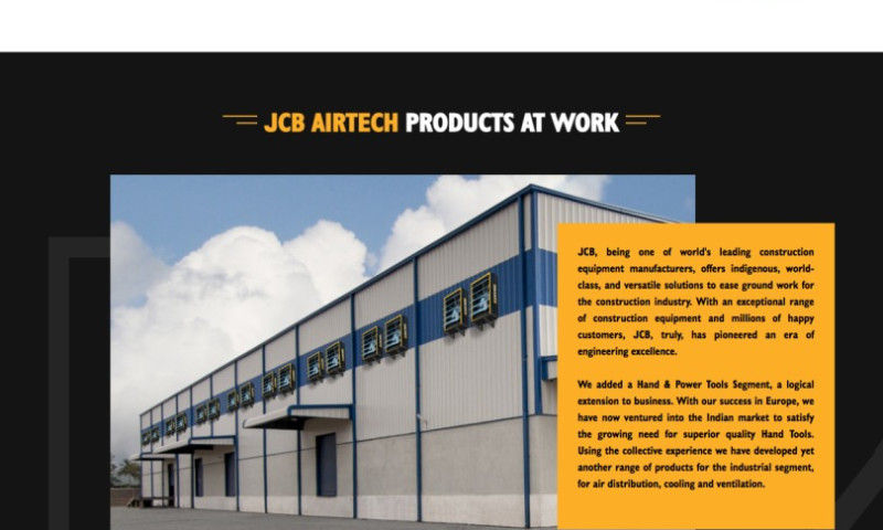 JCB Airtech Website Development