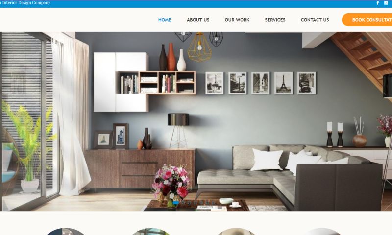 Holmfit Interior Design Services Booking Website