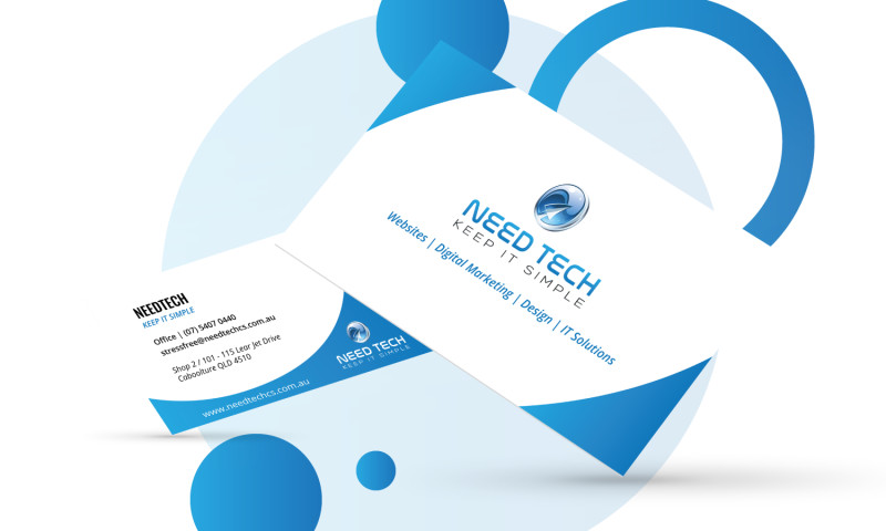 NeedTech Business Card Design