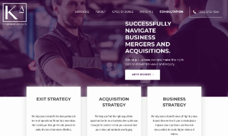 Leading Financial Consultant Creates Professional Presence