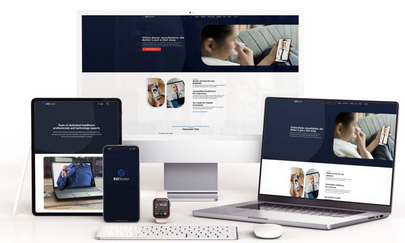 EUDoctor - mobile and web application development