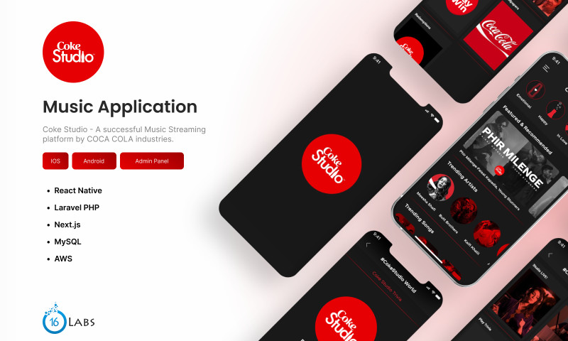 Coke Studio Music Streaming App
