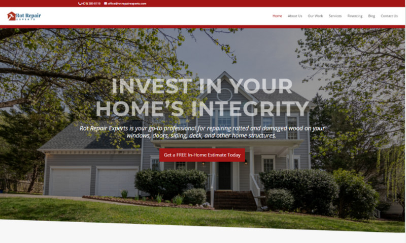 Website Design & Branding: Rot Repair Experts