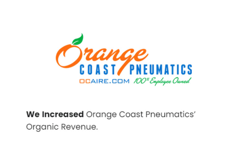 How We Increased Orange Coast Pneumatics Organic Revenue