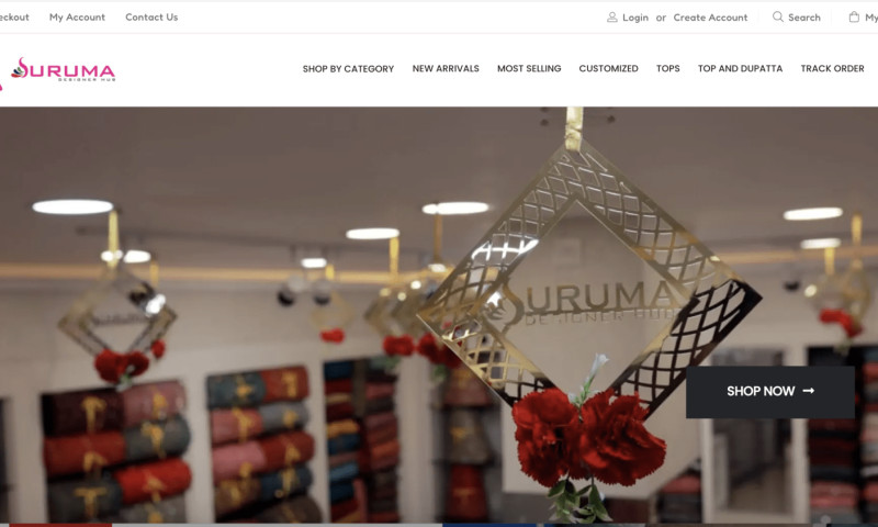 E-commerce website for Suruma
