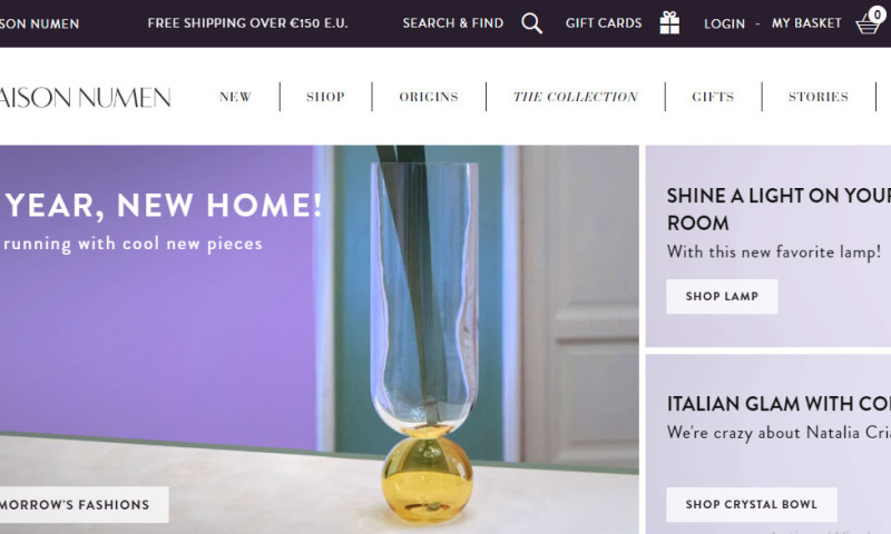 Maison Numen Ecommerce