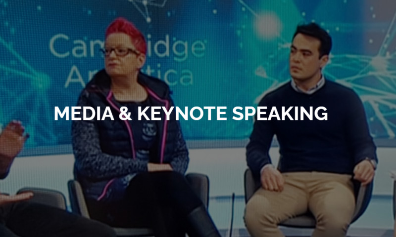 MEDIA & KEYNOTE SPEAKING