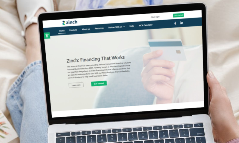 Financial services website