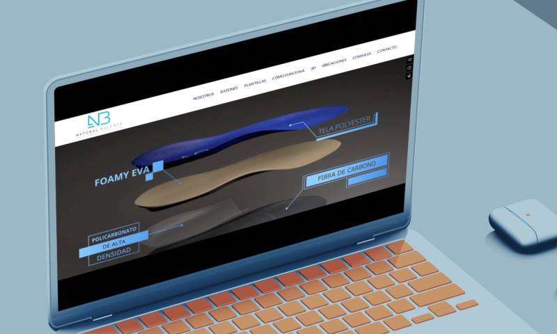 Website development with appointment schedule for shoe insoles customization company