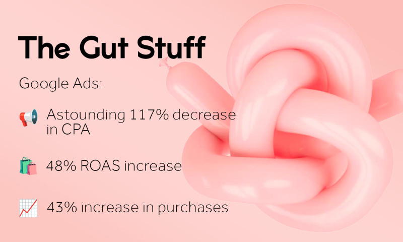 Paid media strategy brings over 40% increase in purchases for The Gut Stuff