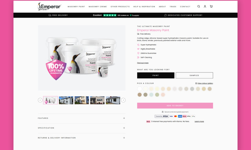 Emperor Paint - WooCommerce