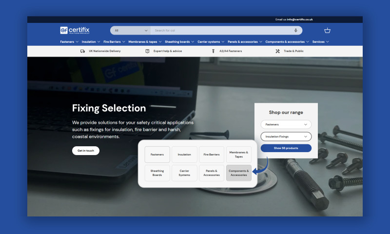 Certifix - Shopify Website