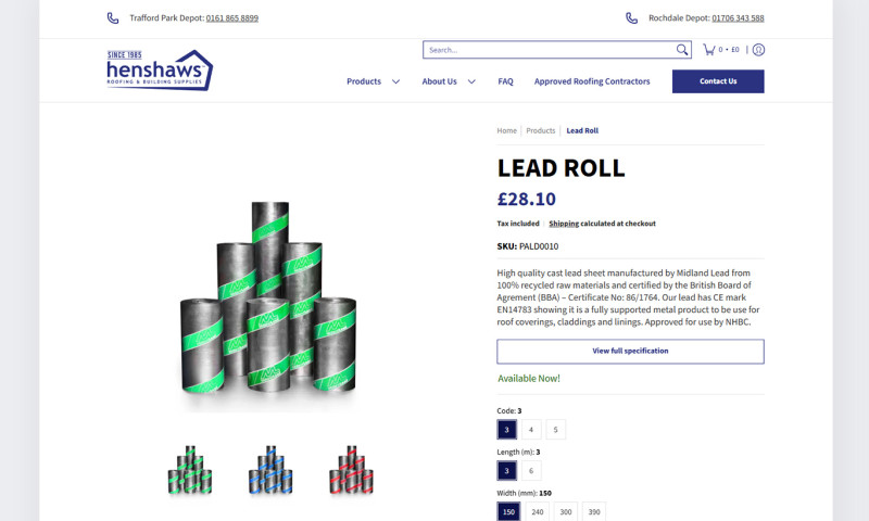 Henshaws Roofing & Building Supplies