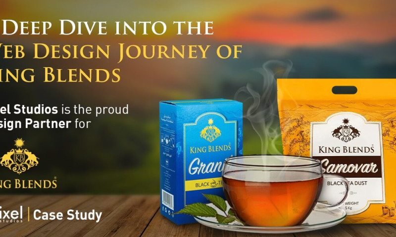 A Deep Dive into the Web Design Journey of King Blends