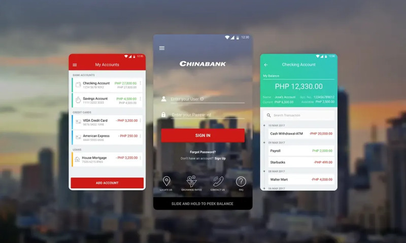 China Bank: Mobile application