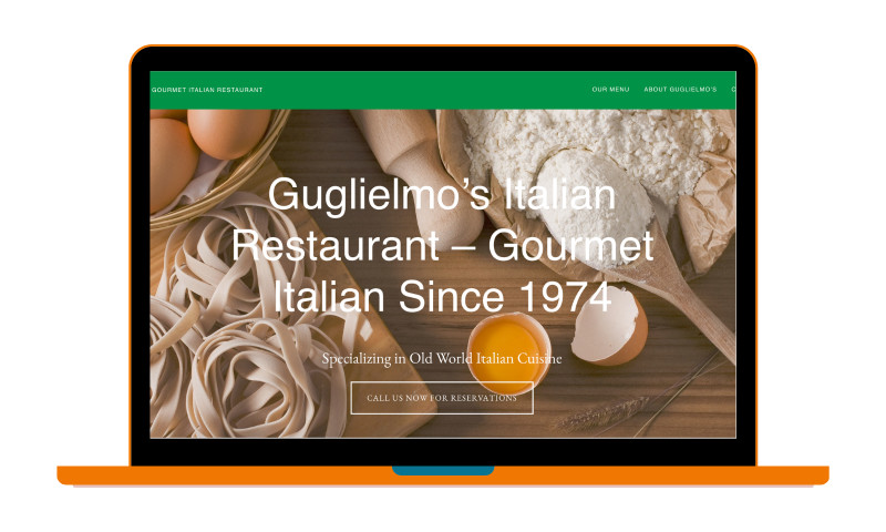 Guglielmo's Restaurant Website Design