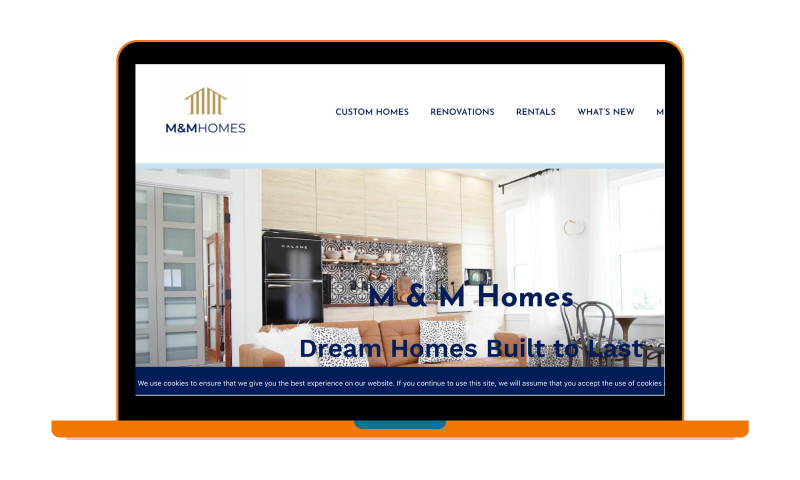 M&M Homes Website Design