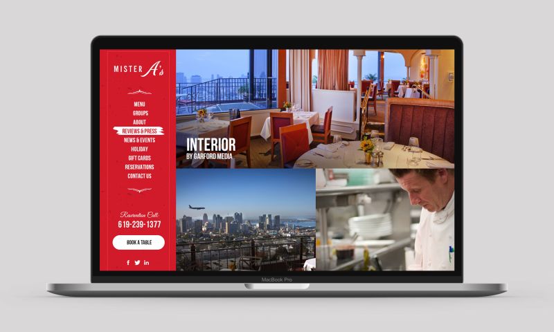 Mister A's Website and Brand Design