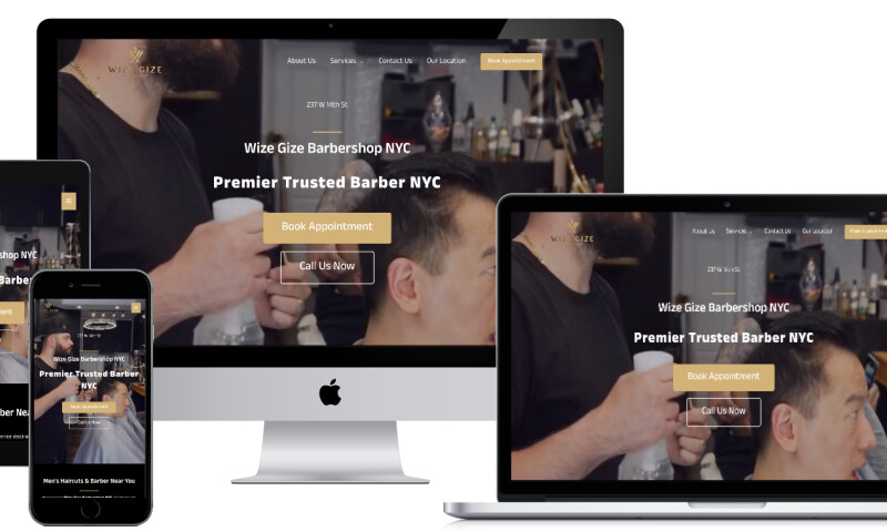 Wize Gize Barbershop - Top 3 Google Maps in 1 Month