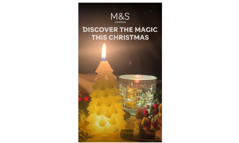 M&S Christmas Candles Video