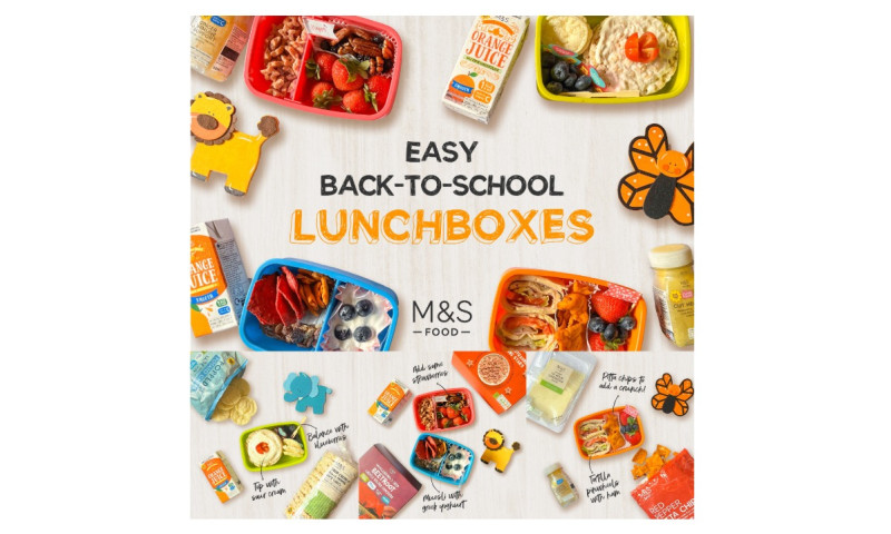 M&S Back-to-School Lunchbox Social Media Post