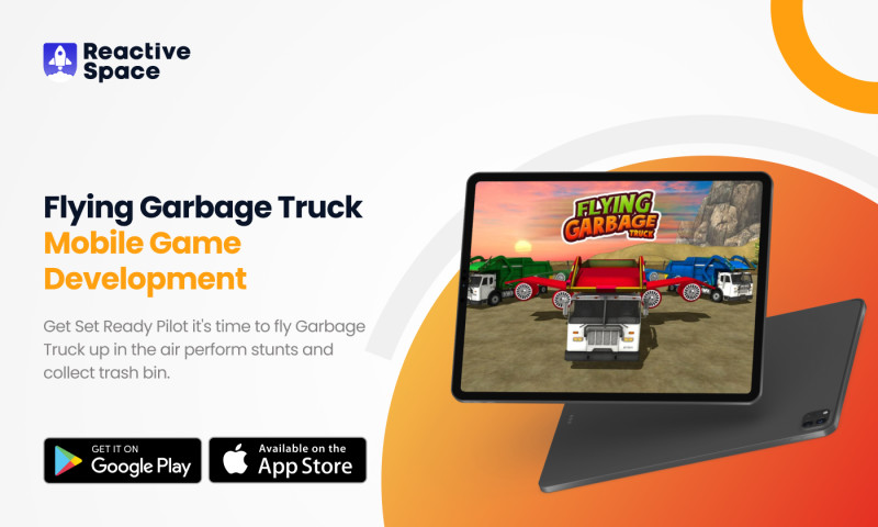 Flying Garbage Truck Mobile Game Development