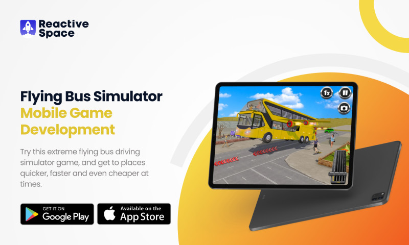 Flying Bus Simulator Mobile Game Development