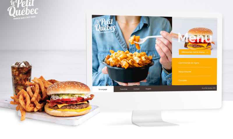 Le Petit Québec - website, design and photos