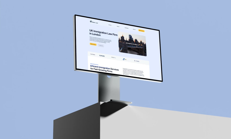 Website design for a leading immigration law firm in London