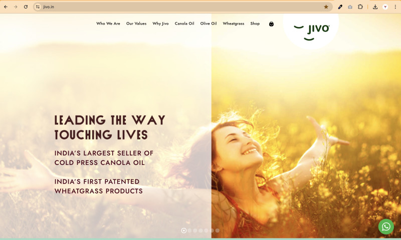 eCommerce Development for JIVO Wellness