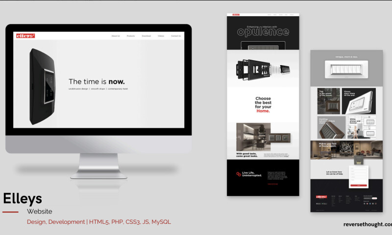 Interactive website for a leading electricals manufacturer