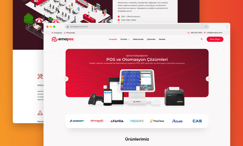EmaPOS Web Design