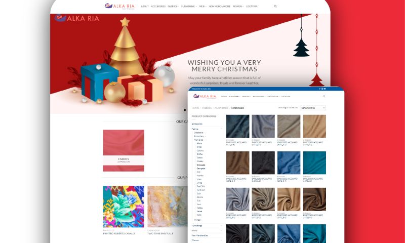 Alka Ria Fabric Wholesale Store Development