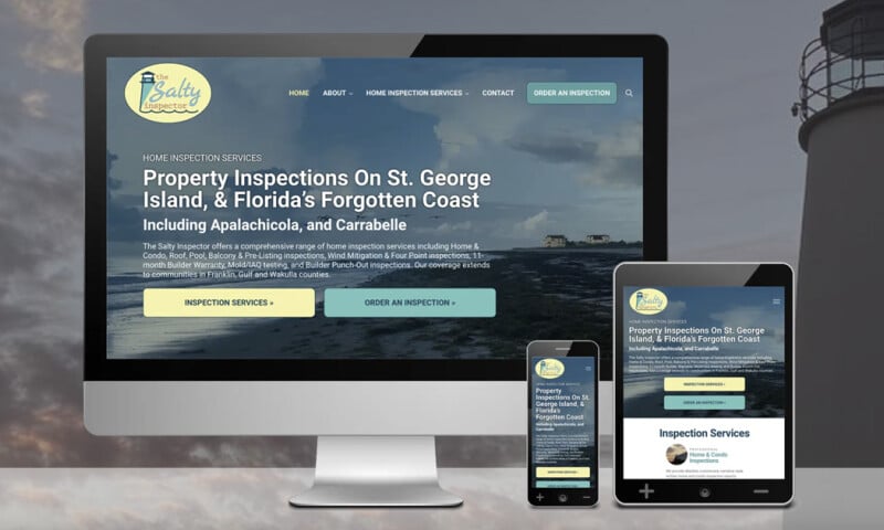 The Salty Inspector Website