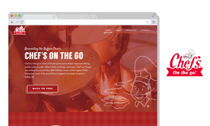 Chef's on the Go Website