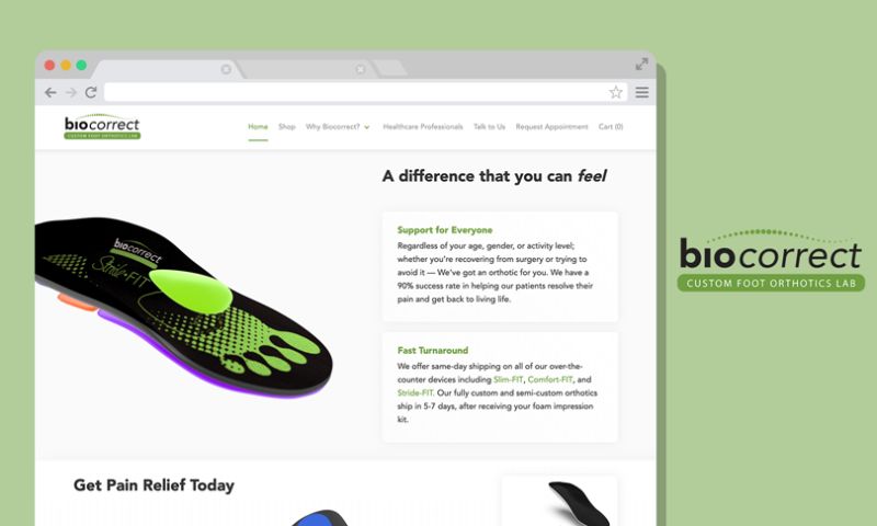 BioCorrect Ecommerce Website