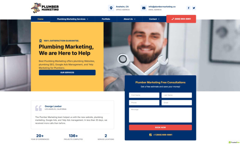 Plumber Website Design & Marketing